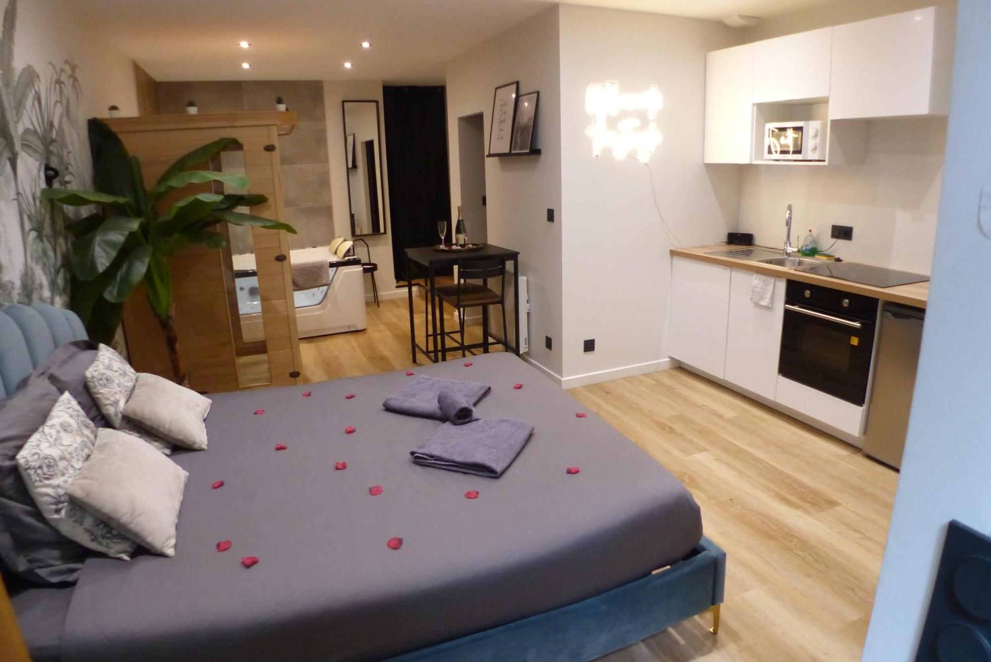 Appartement Balneotherapie Et Sauna Hyper Centre Nantes Kültér fotó